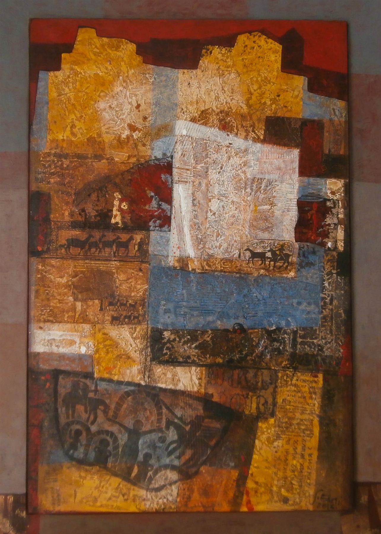 Laterna Magica, oil on canvas, 93 × 66 cm, 2016.