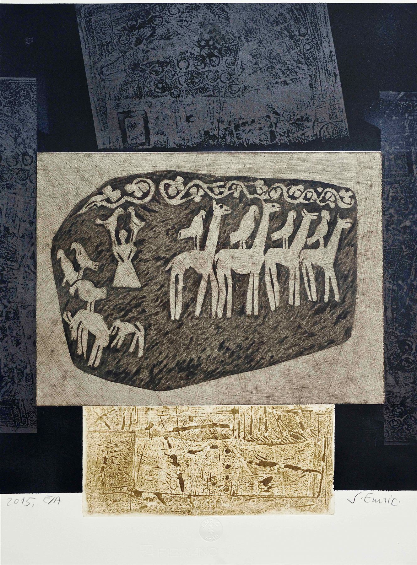 Print by Sead Emrić, 5 of 7.