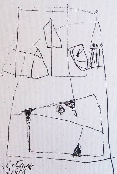 Untitled V. Drawing by Sead Emrić, 7 of 14.