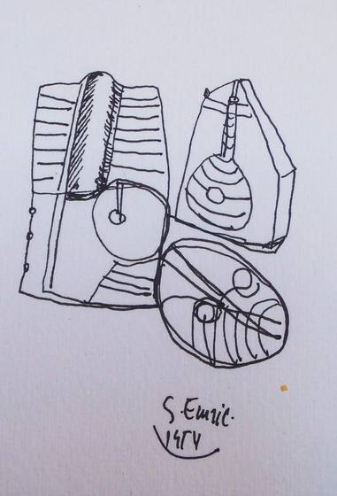 Untitled IX. Drawing by Sead Emrić, 6 of 14.