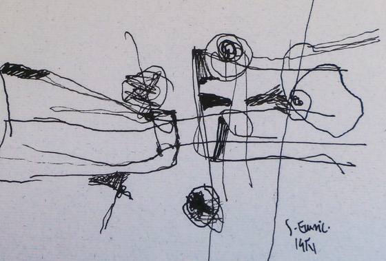 Untitled I. Drawing by Sead Emrić, 2 of 14.