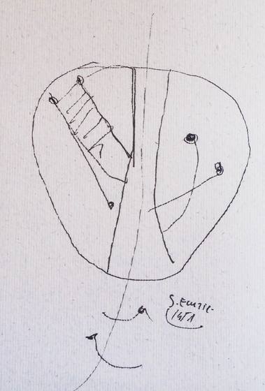 Untitled VI. Drawing by Sead Emrić, 8 of 14.